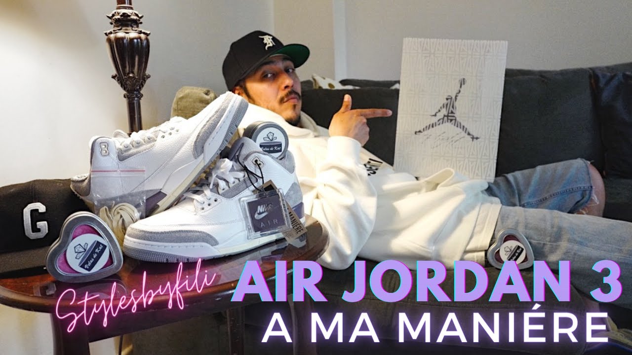 Air Jordan 3 A Ma Mani&eacute;re - On feet review & sizing PLUS Essentials outfits - Sneaker of the YEAR?!