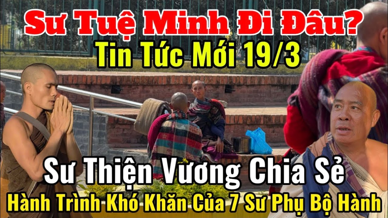 Sư Tuệ Minh Đi Đâu? Tin Tức Mới 19/3 | Chia Sẻ Hành Trình Bộ Hành Khó Khăn Của 7 Sư Phụ Lên Núi