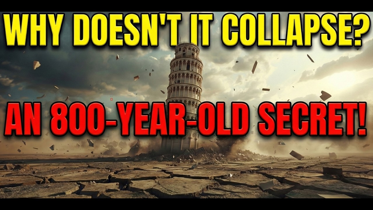 Why Doesn’t the Leaning Tower of Pisa Collapse? The 800-Year-Old Secret Revealed!