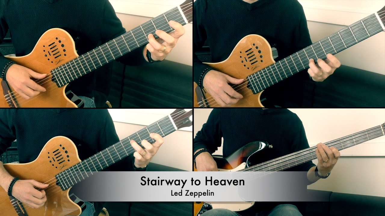 Stairway to Heaven – Led Zeppelin | Guitar Trio and Bass