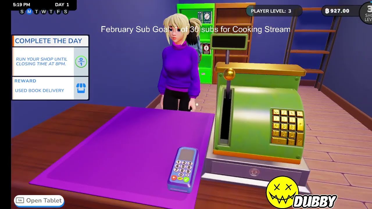 February 8, 2026 Afternoon Variety Stream: Bookshop Simulator, Fall Guys, and Fortnite