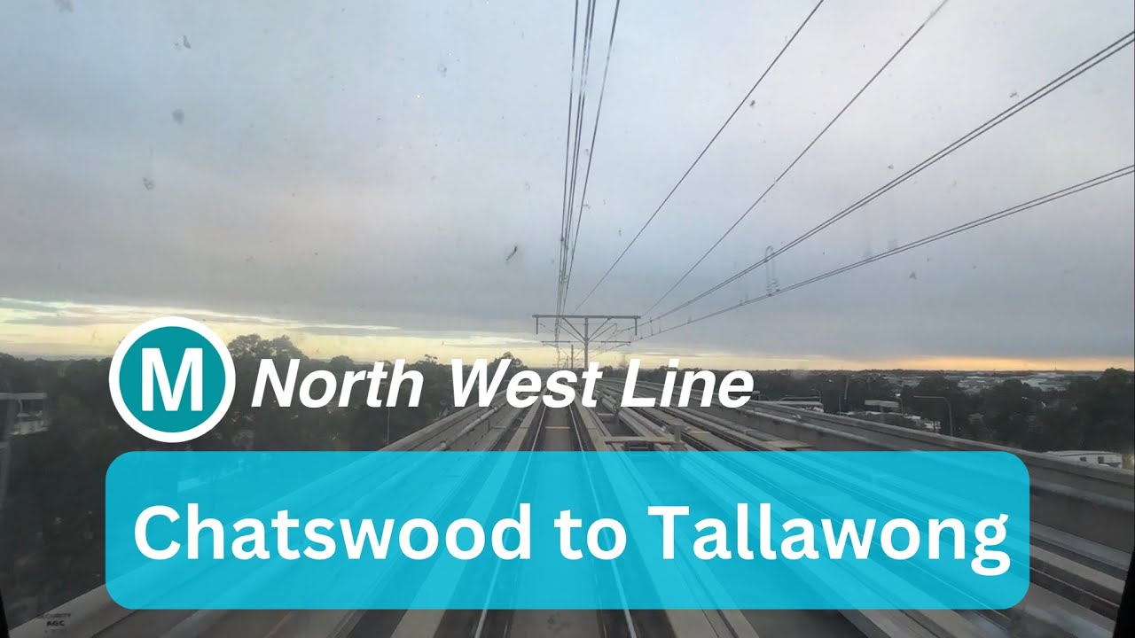 Sydney Metro Front POV - Chatswood to Tallawong - August 2024