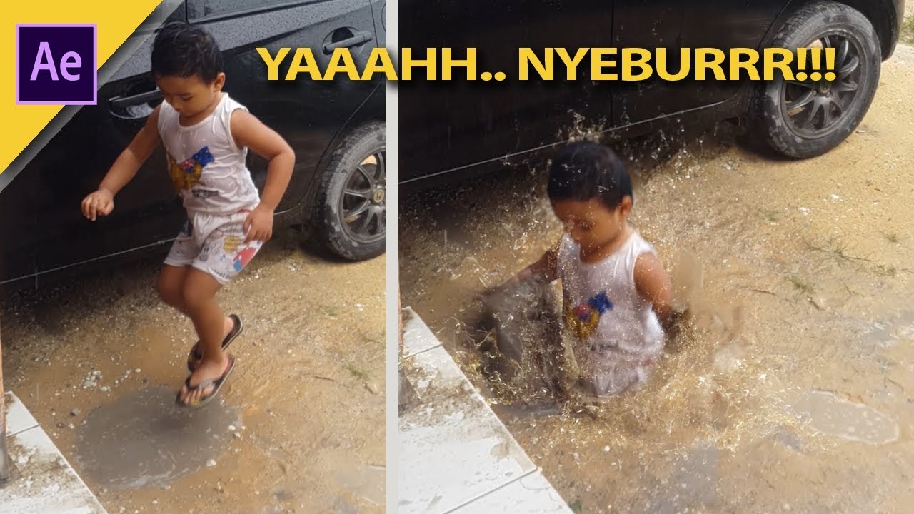 After effect tutorials, Nyebur dalam tanah