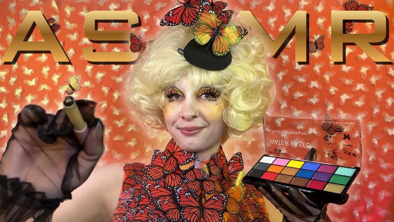 Effie Trinket Does Your Hunger Games Makeup 🦋 Unofficial Soft Spoken ASMR for Sleep & Favorable Odds