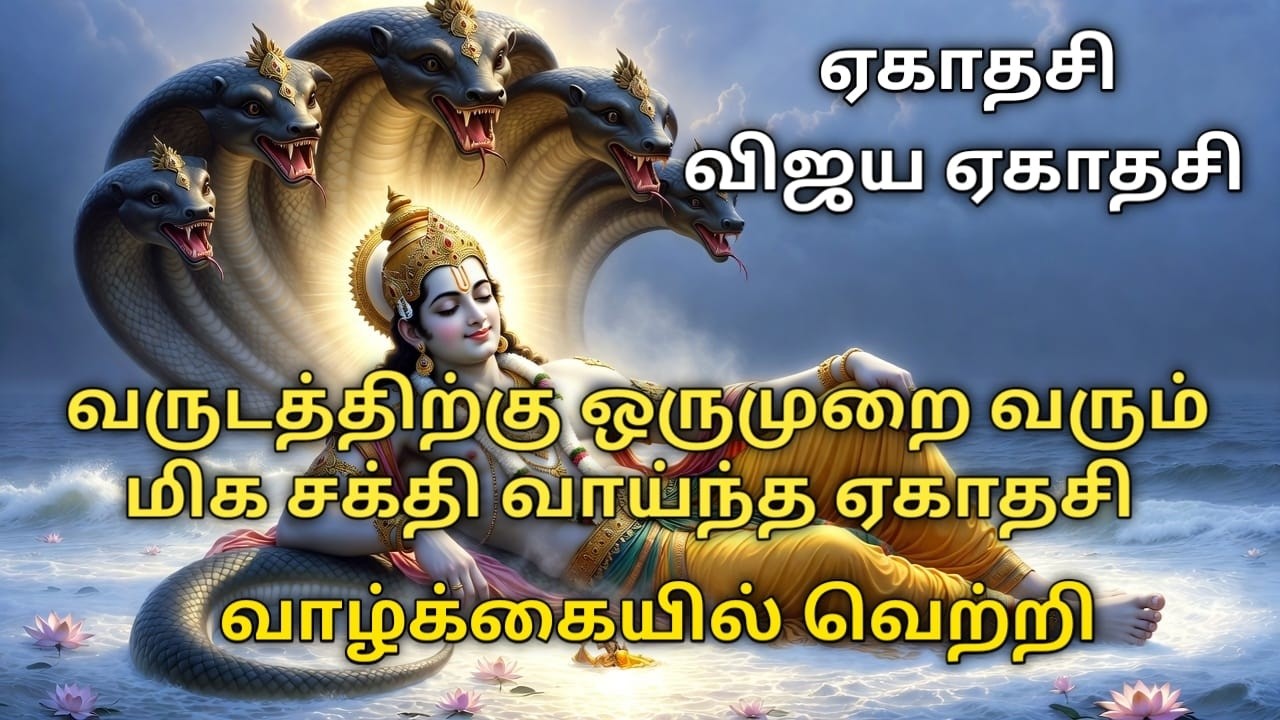 ஏகாதசி சிறப்பு பக்தி தரிசனம்|Ekadashi Special Songs|வருடத்திற்கு ஒருமுறை வரும் சக்தி வாய்ந்த ஏகாதசி