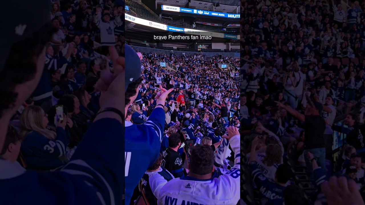 Florida Panthers fan booed at game 6 watch party 😂 