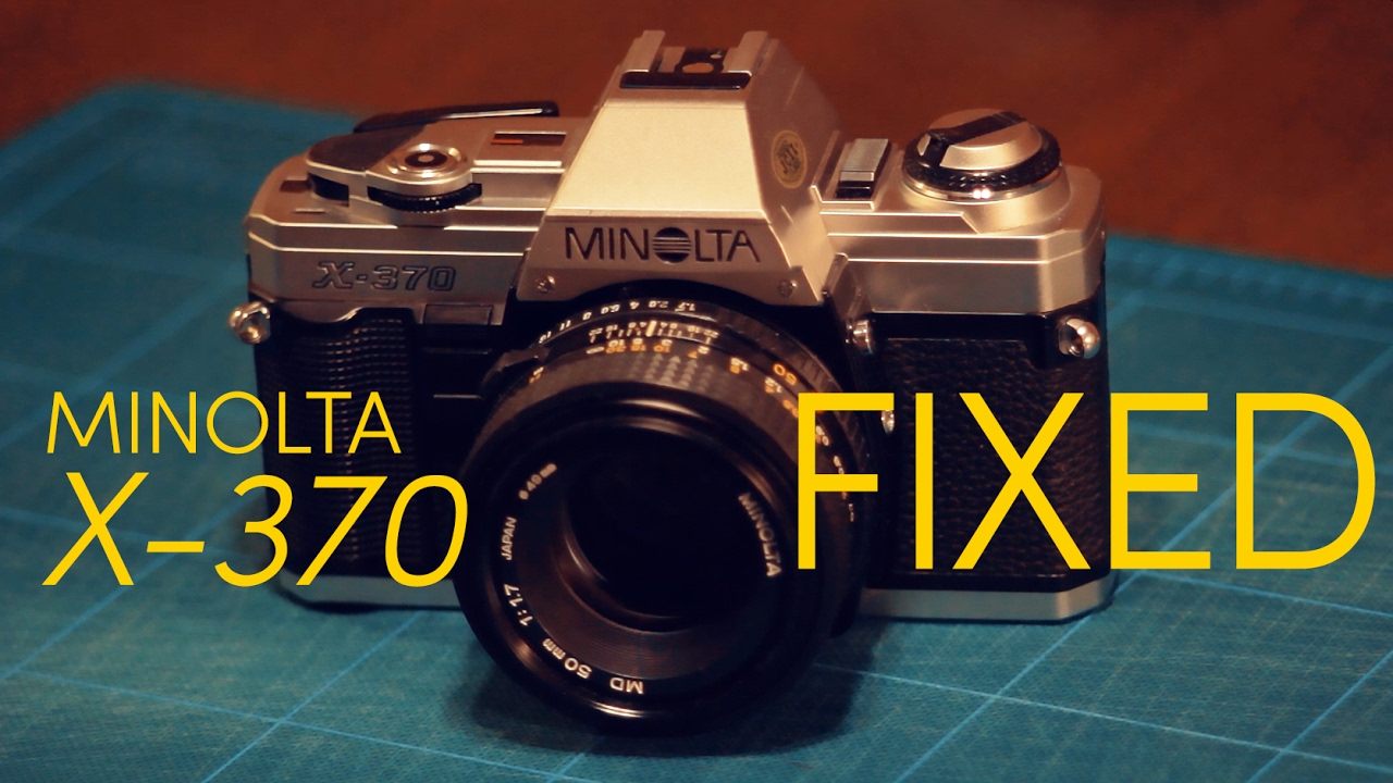 Minolta X-370 35mm SLR Film Camera Fixed