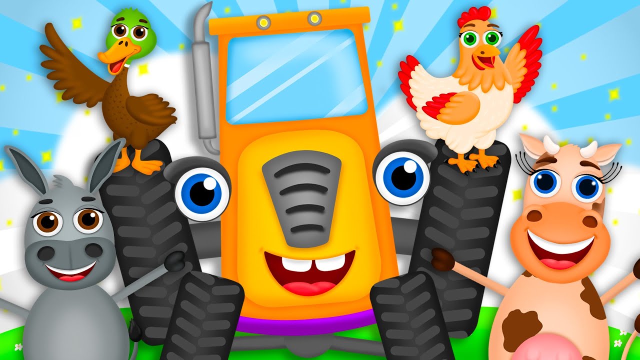 Traktor Veze Zv&iacute;ř&aacute;tka &ndash; Dětsk&eacute; P&iacute;sně &ndash; SB&Iacute;RKA &ndash; S L&aacute;skou k Dětem