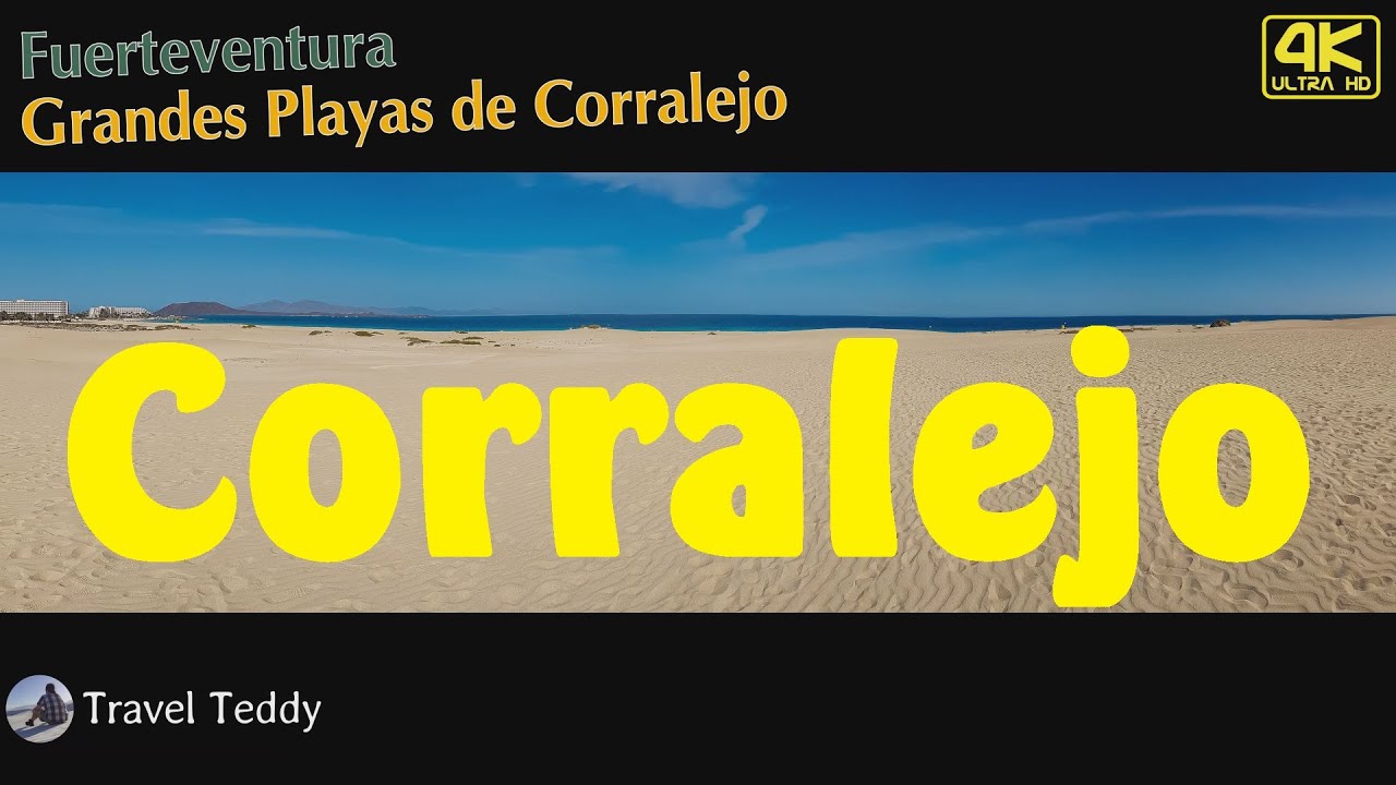 Corralejo D&uuml;nen in 4K Grandes Playas - D&uuml;nenlandschaft, Atlantik, RIU Hotels & Festival der Drachen