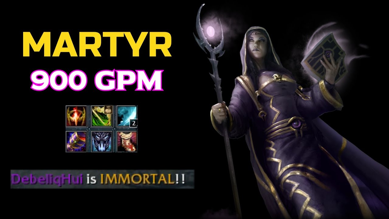 HoN Funny builds | Martyr Mid is so annoying [900 GPM]