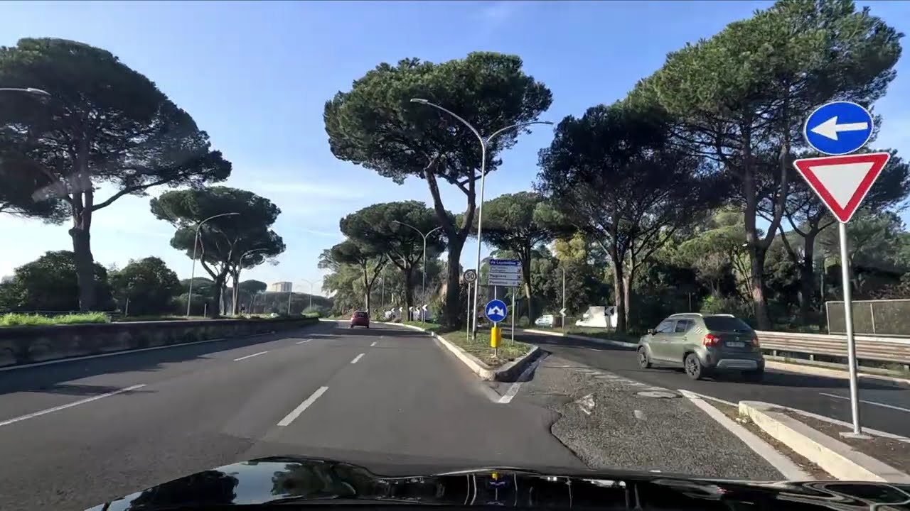 #Cam on #board #Roma #Via #Cristoforo #Colombo da #Terme di #Caracalla a #Tre #Fontane 