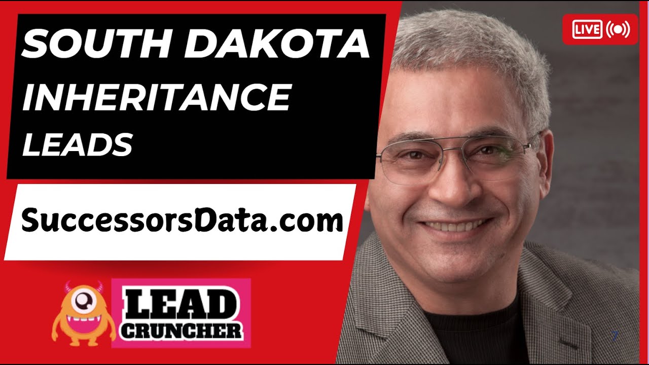 Mastering Pre-Probate and Inheritance Leads Across South Dakota by Successorsdata.com