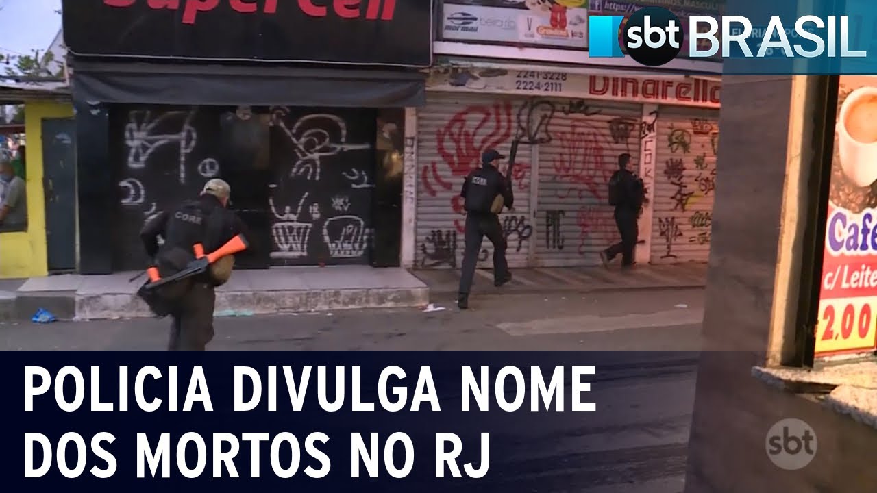 Polícia divulga nomes das vítimas da operação na favela do Jacarezinho | SBT Brasil (08/05/21)