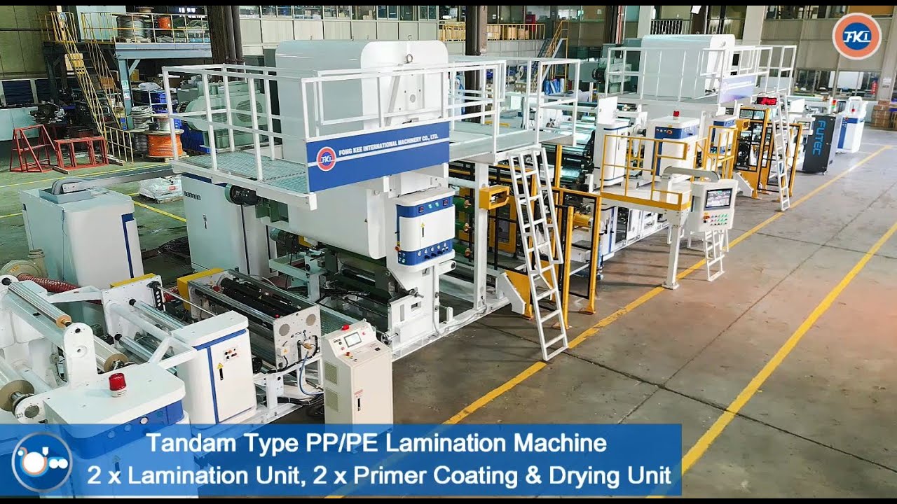 Tandem Type Co-Extrusion PP/PE Lamination Machine for Flexible Packaging Film