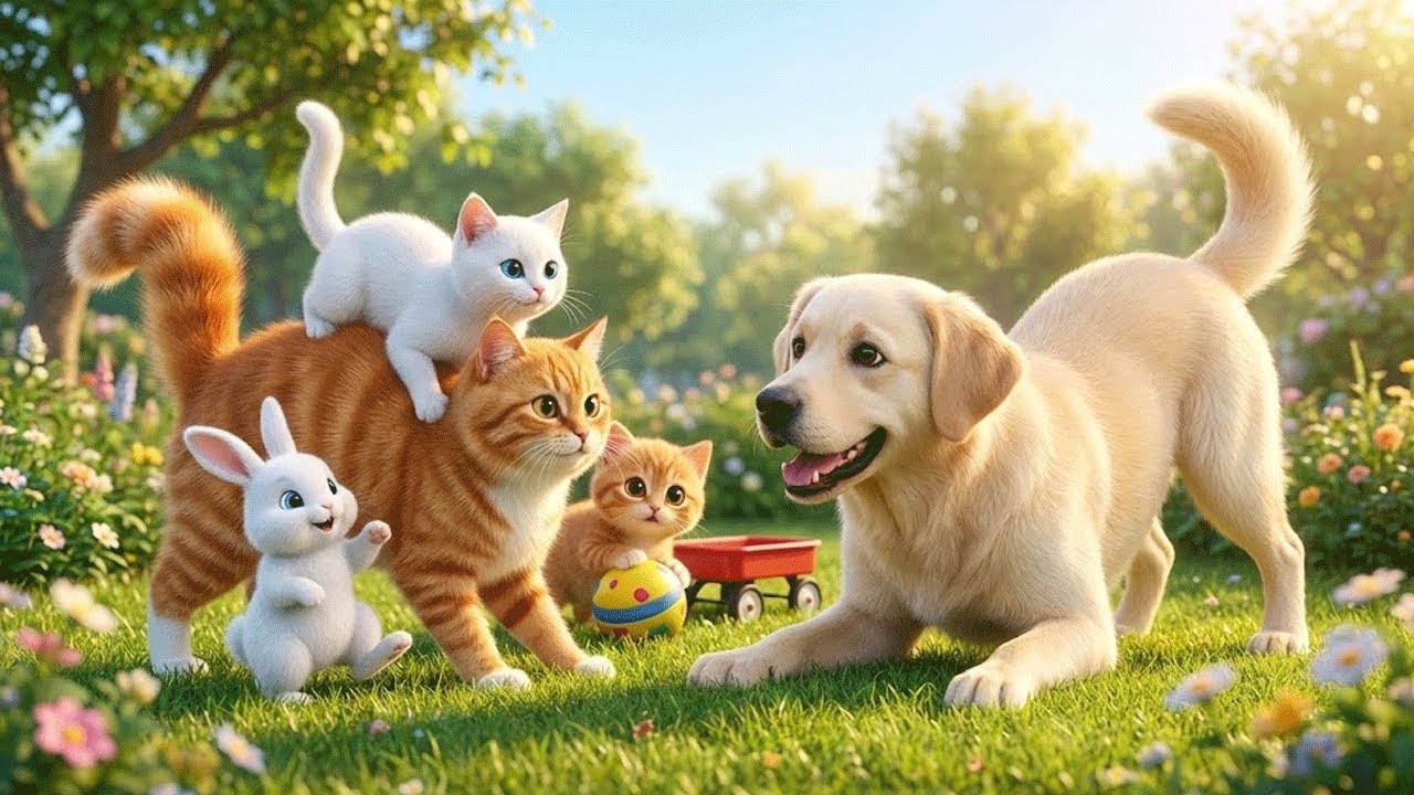 Mama Cat’s Super Rescue & Fun Wagon Race 🐱🏎️🔥