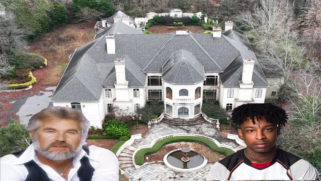 Kenny Roger's ABANDONED Mega Mansion | Worth $15,000,000