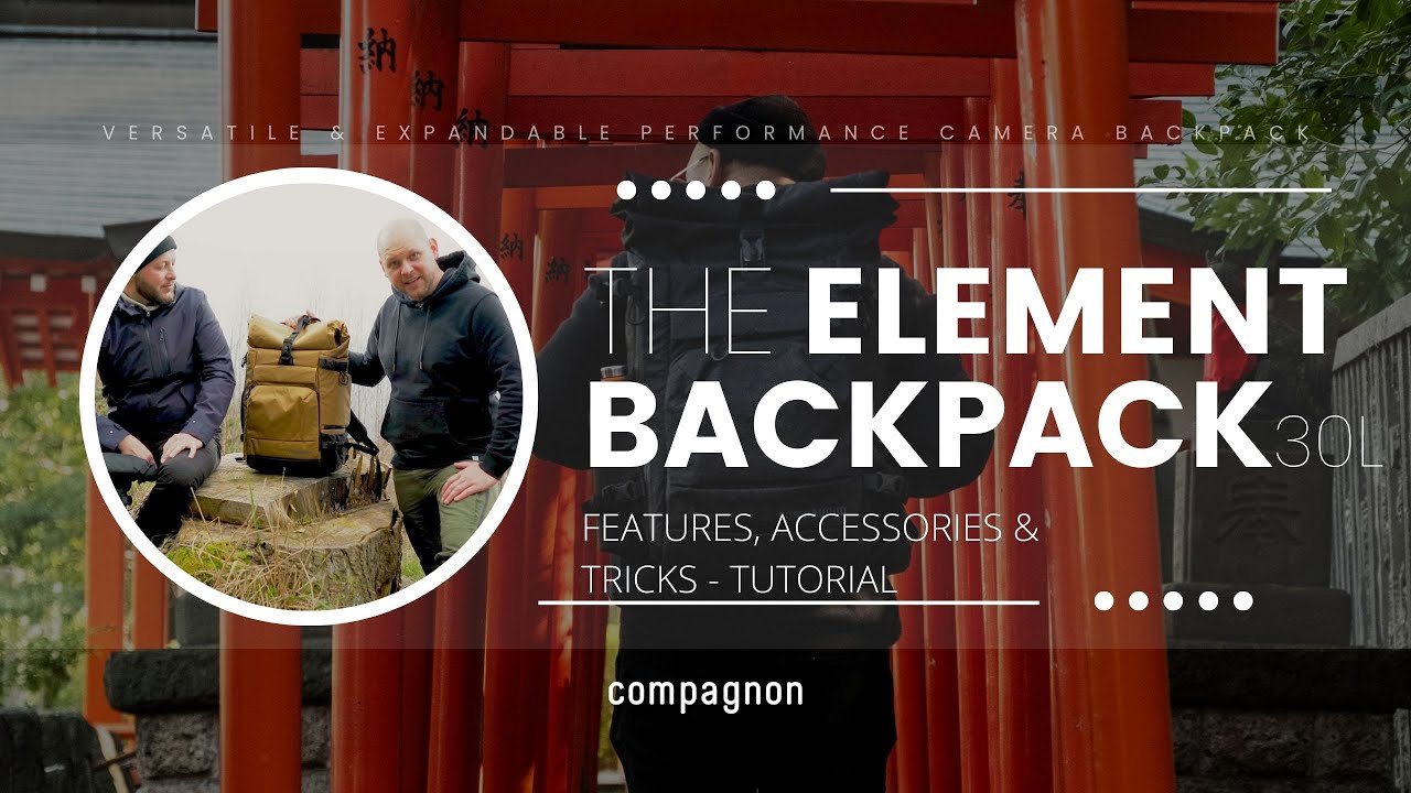 compagnon Element backpack 30L tutorial