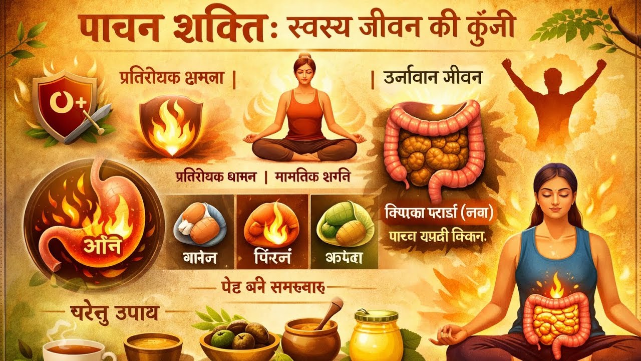 कमजोर पाचन? जानिए अग्नि को मजबूत करने का आयुर्वेदिक तरीका