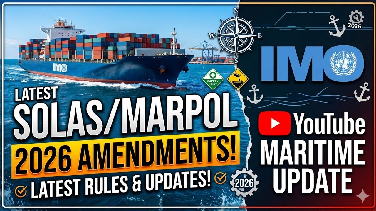 IMO 2026 Amendments 🚨 | SOLAS + MARPOL Ammendments Explained