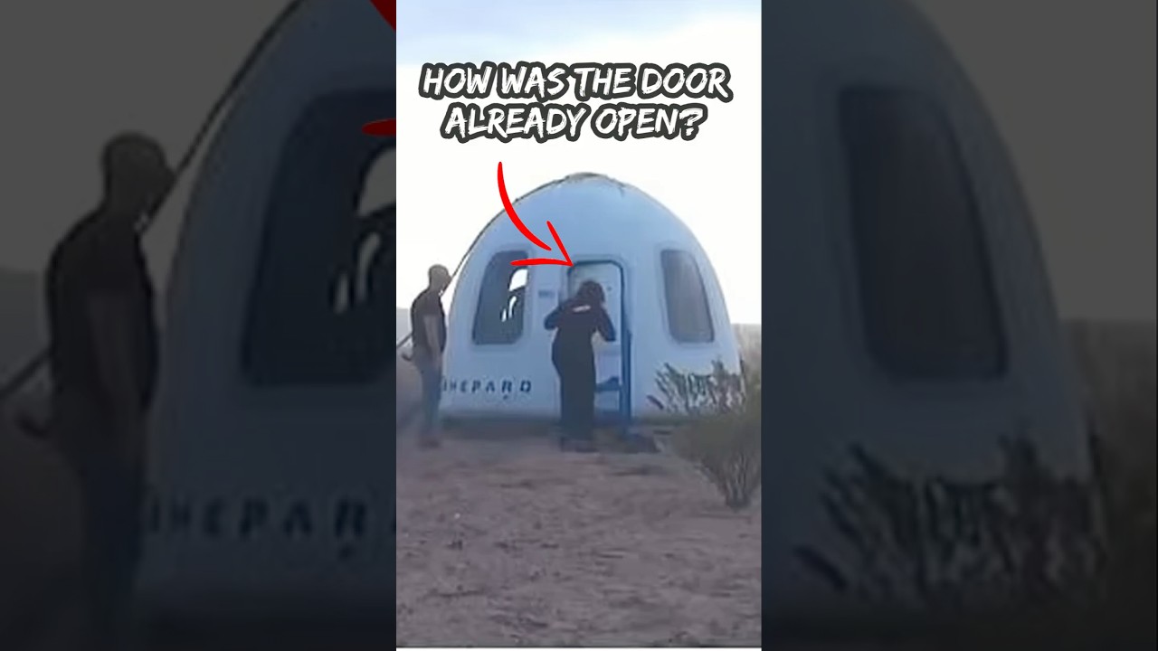 Was The Blue Origin Flight Fake? How Was the Door Already Open?
