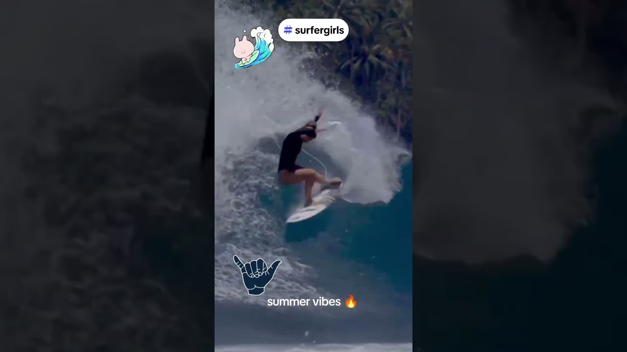 Girls Of Surfing - Shredding Cool Summer Waves #surf #surfergirl #adventure #sports #surfing #fun