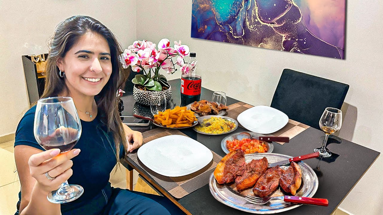 FIZ UM ALMOÇO PRA DANI