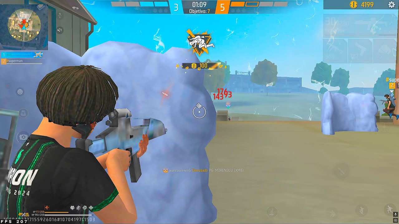 HIGHLIGHTS EM 4x4 APOSTADO! 🥋🏆 1366x768 Highlights PC Fraco Free Fire Ryzen 5 5600 RX 580 8 GB