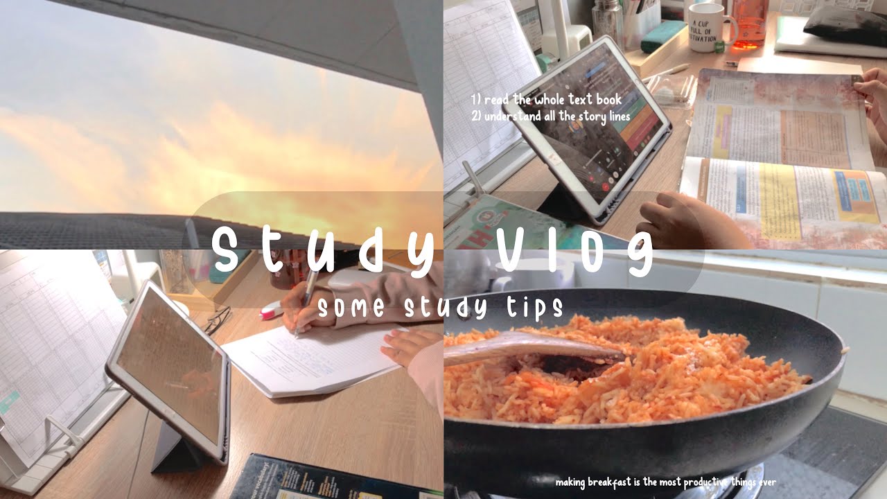 #14 Study Vlog , some study tips✨