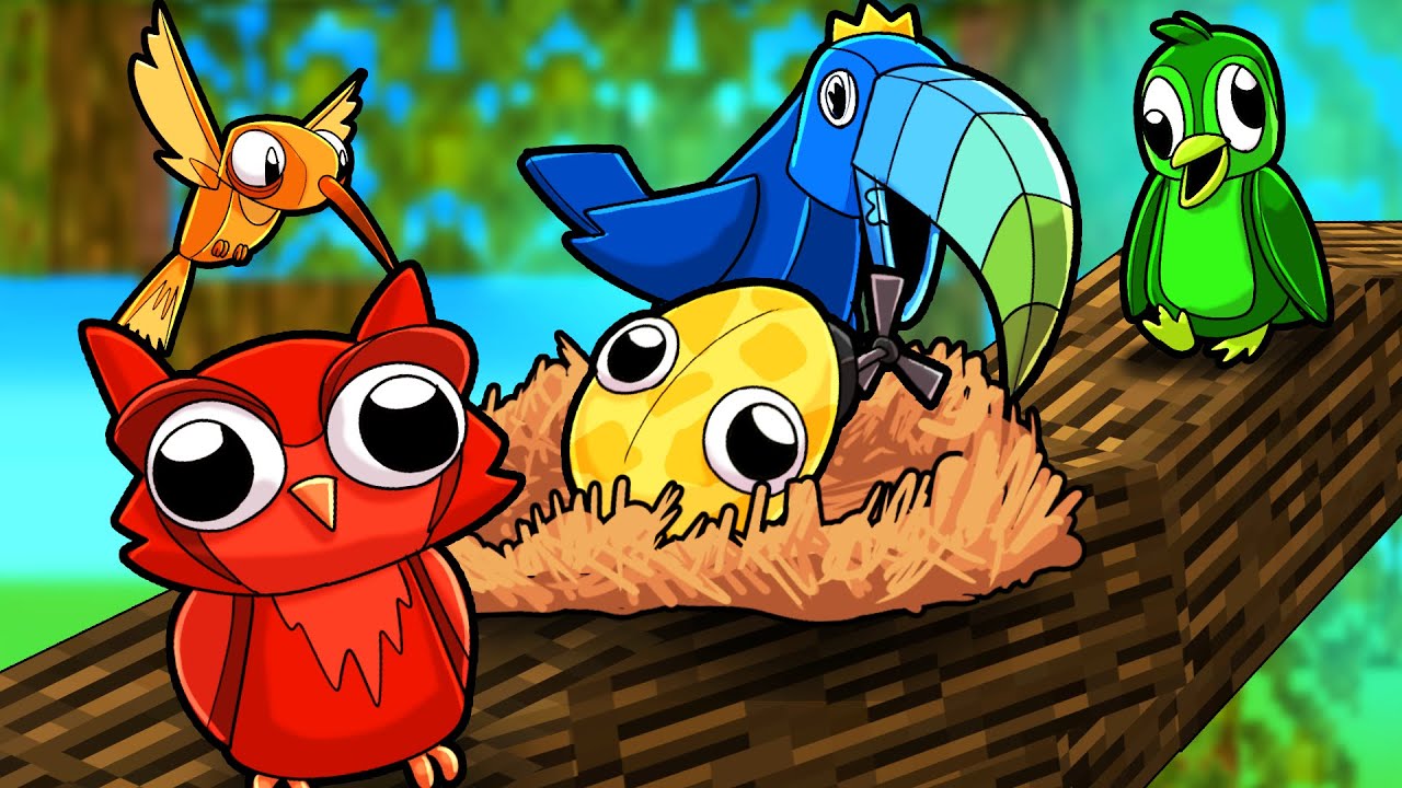 THE RAINBOW FRIENDS HATCH INTO BIRDS!