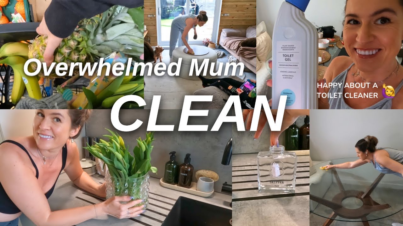 🌷 Tired mum clean with me| ddenniden #homemaking