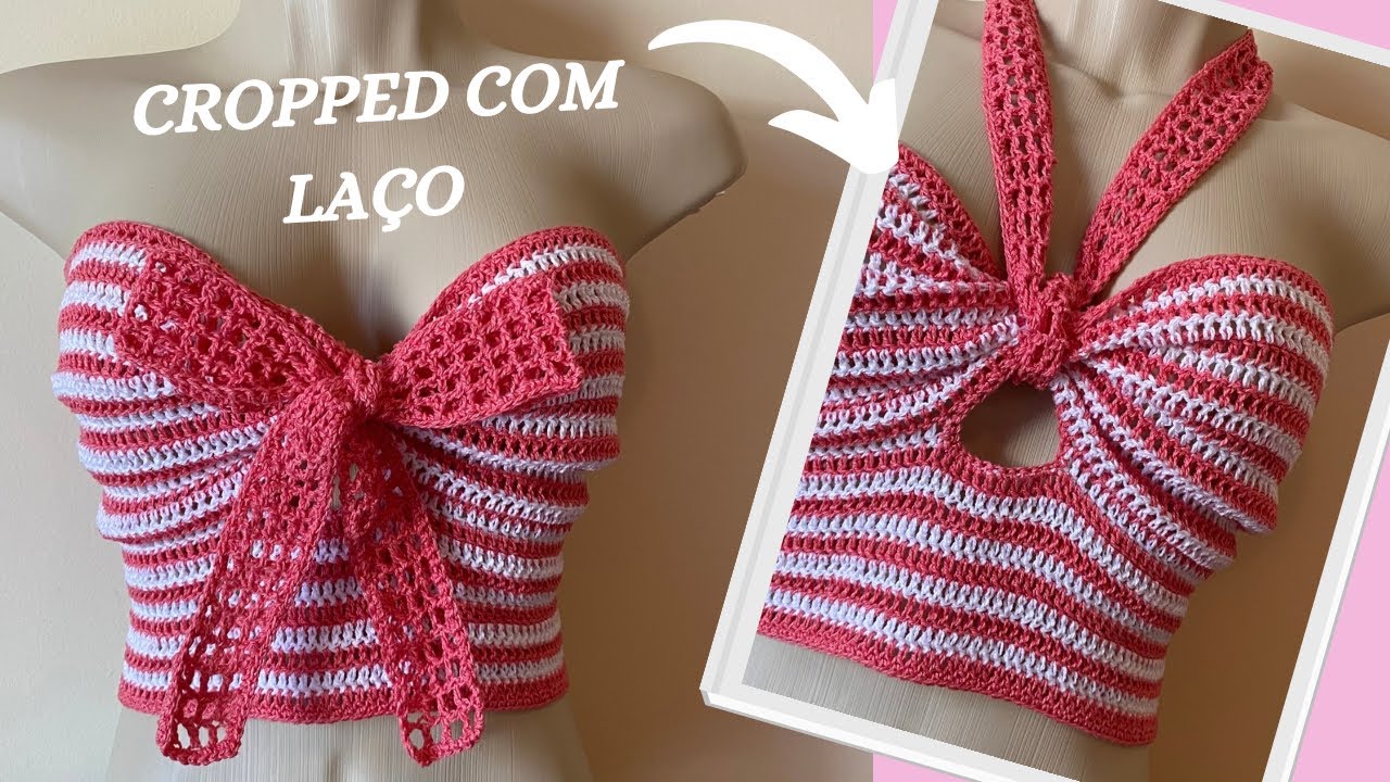 CROPPED DE CROCHE VERSÁTIL PP ao GG por @CrisTelesCroche