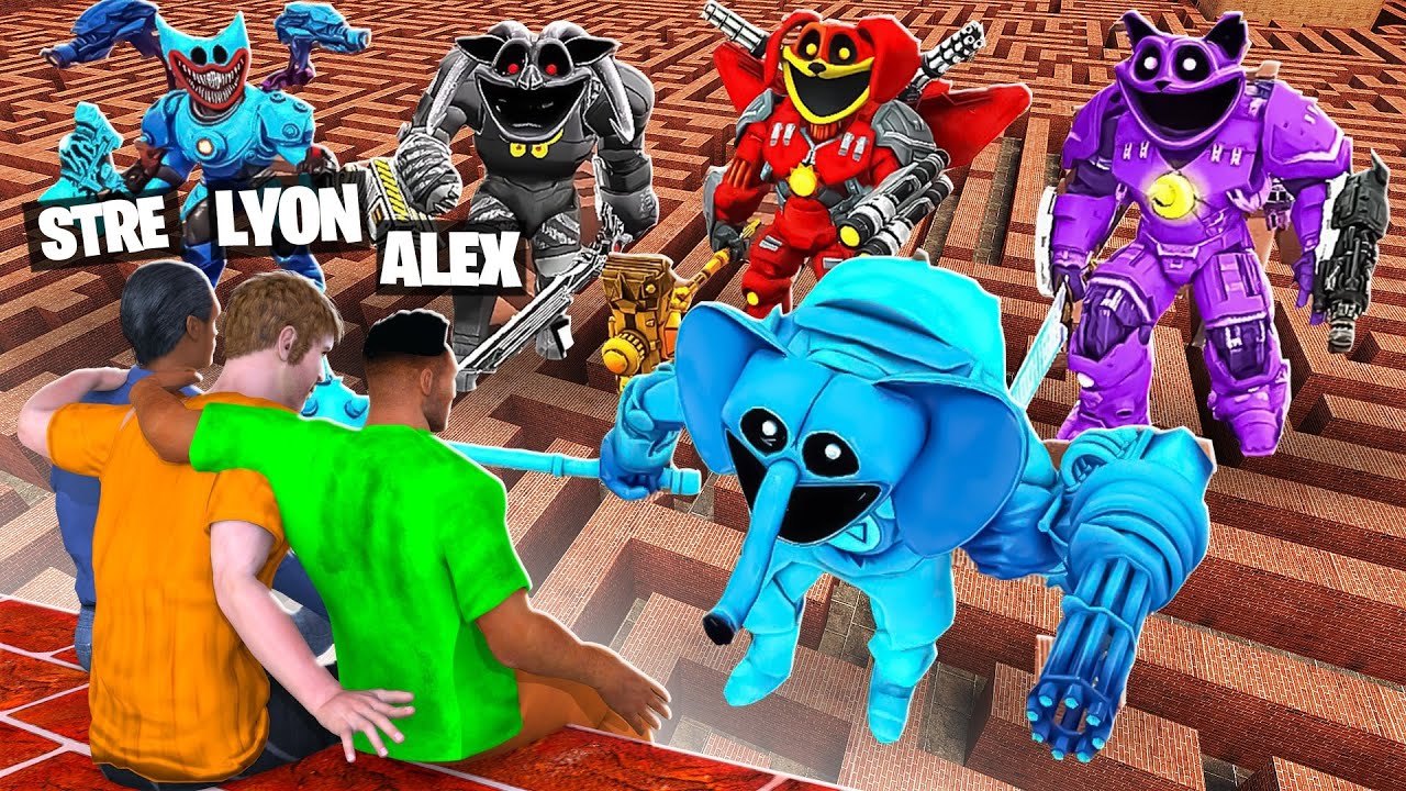 LABIRINTO A LUCI SPENTE! NASCONDINO CON I MOSTRI SU GMOD!!
