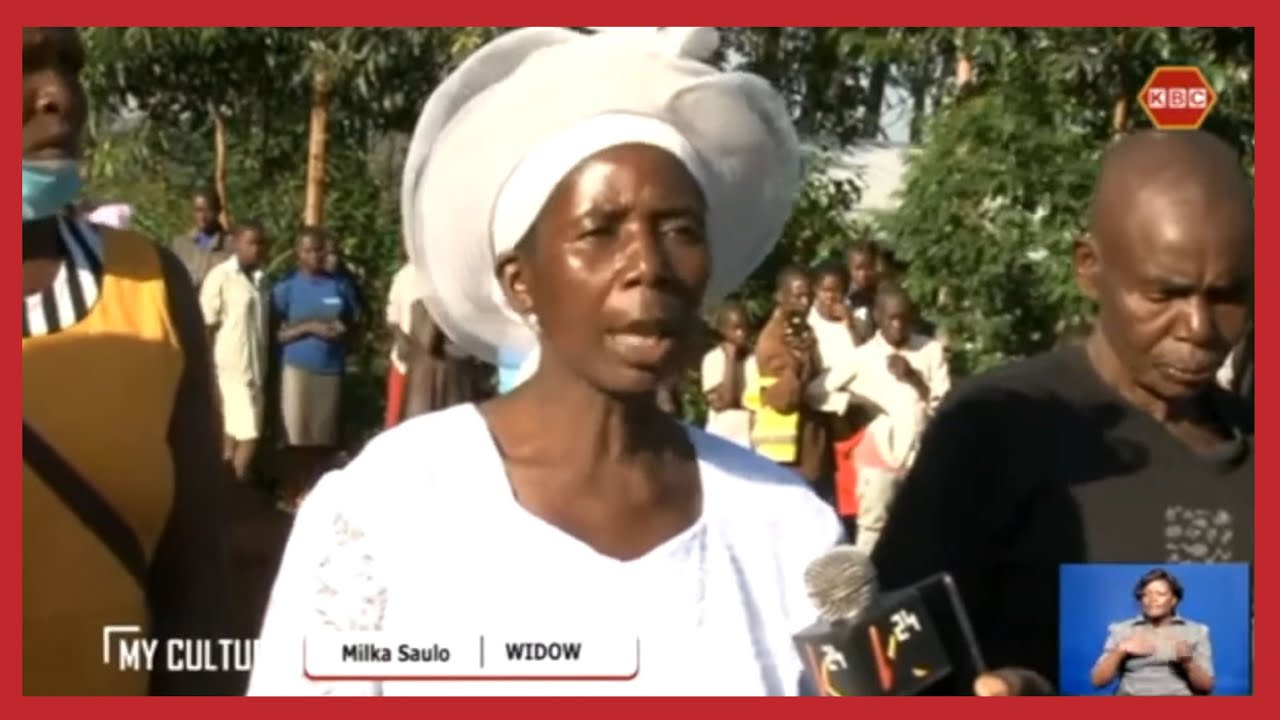 My Culture: Burial rite of a polygamous man among the Luhya