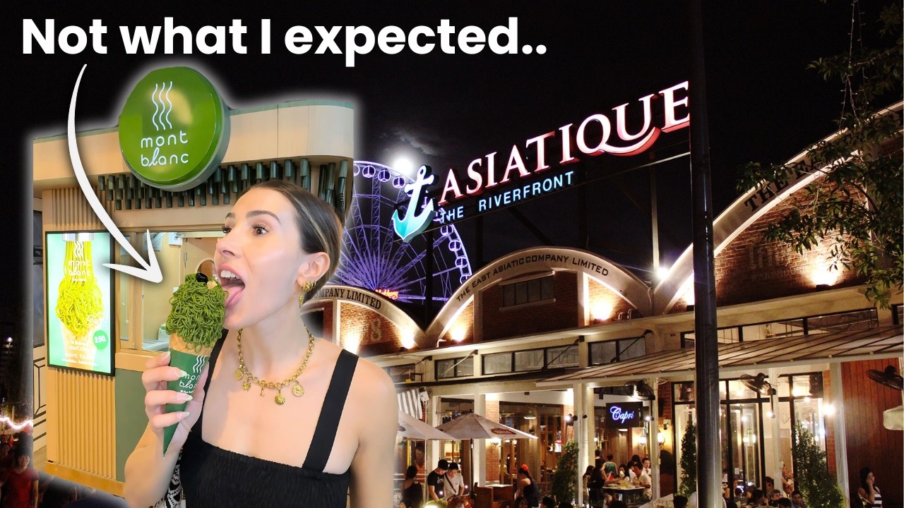 I Went to Bangkok’s Best Night Market Asiatique (to try this viral dessert)