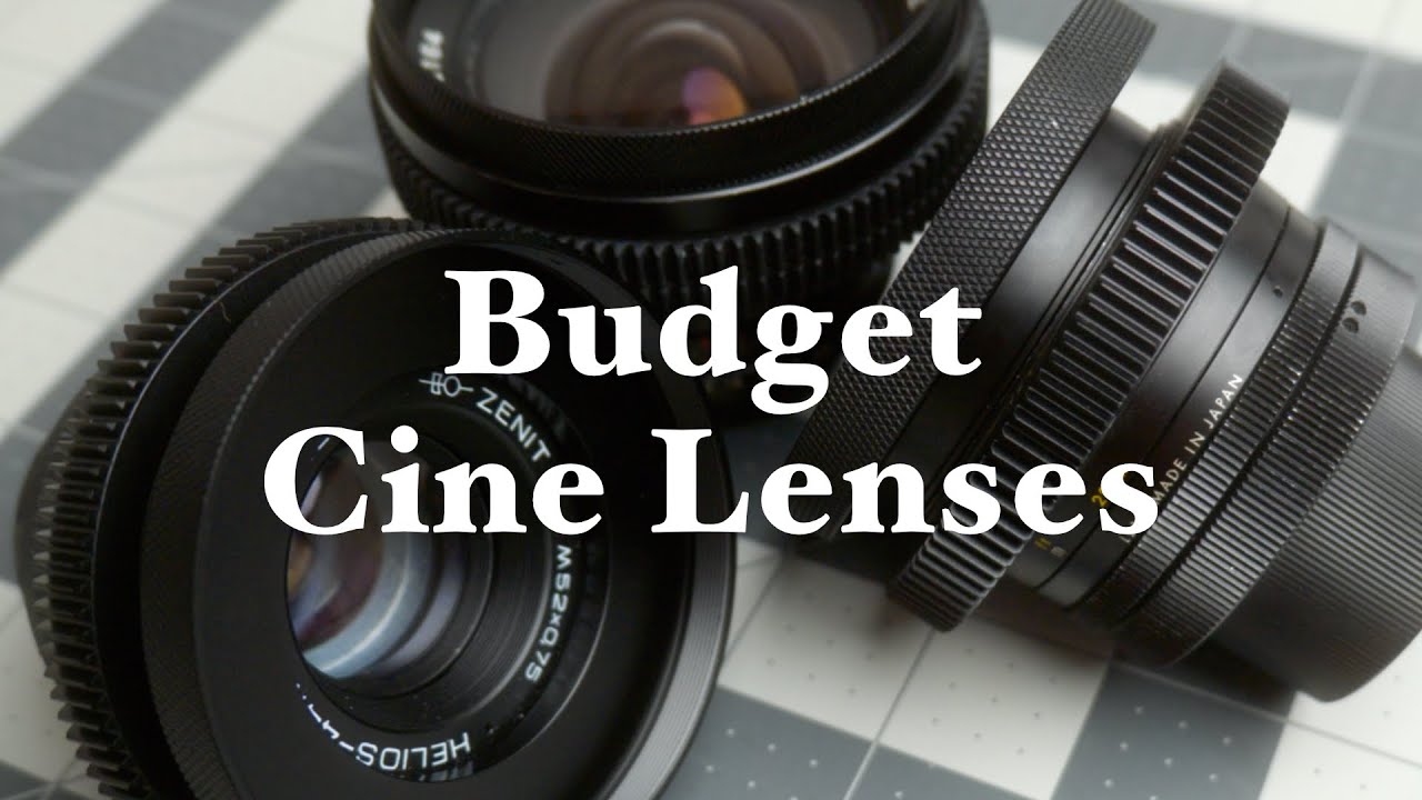 Converting vintage lenses into cine lenses