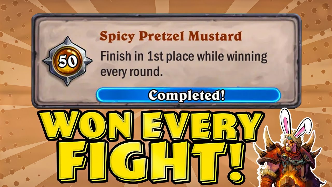 I won EVERY SINGLE FIGHT! | Hearthstone Battlegrounds