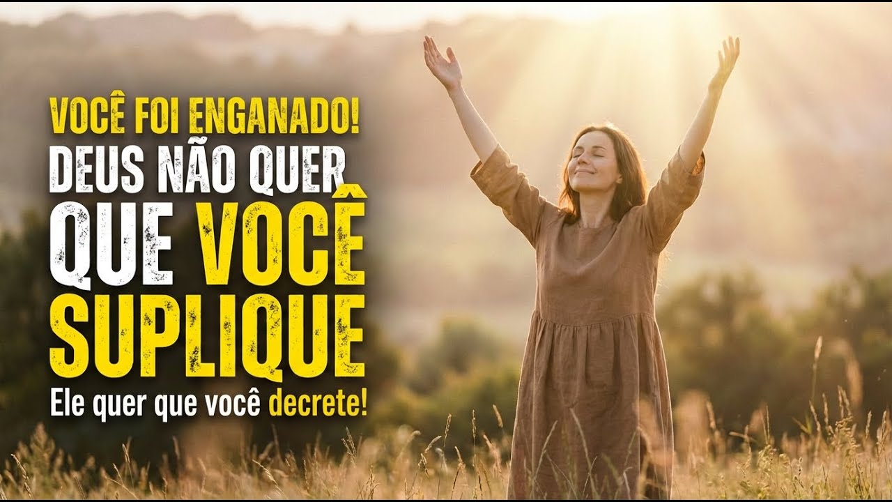 Jesus NUNCA Pediu, Ele ORDENAVA - Aprenda as 7 Palavras de COMANDO Espiritual!