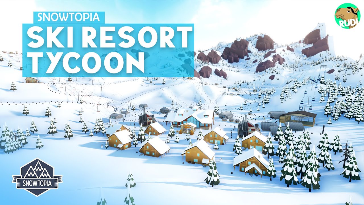 SNOWTOPIA - Our own Ski Resort - Early Access Test Gameplay