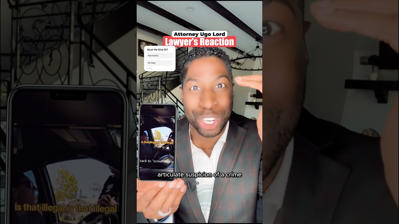 Driver Pulled Over Just for Yelling Cop&rsquo;s Name?! Must Driver Show ID? | Attorney Ugo Lord Reacts!