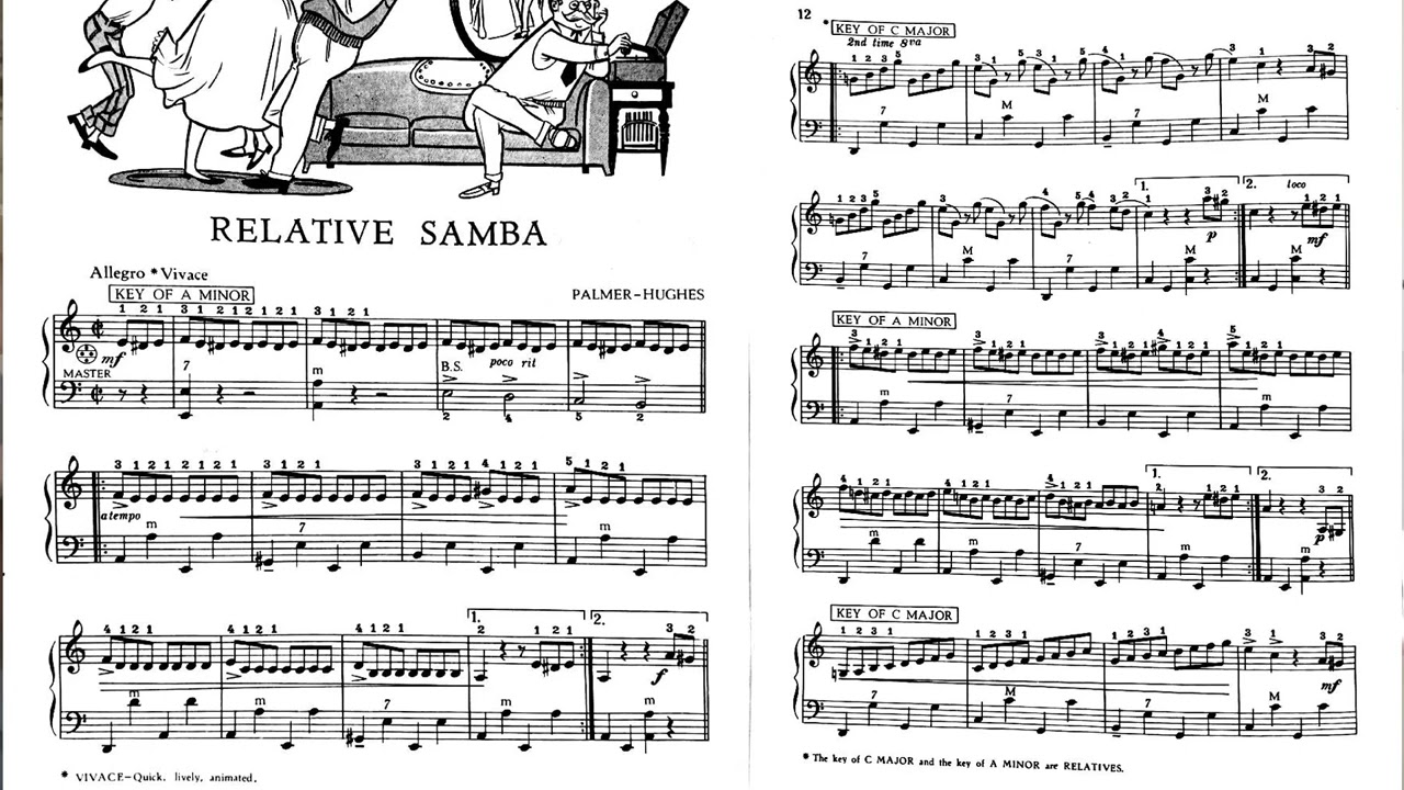 Palmer-Hughes: Relative Samba (accordion score)