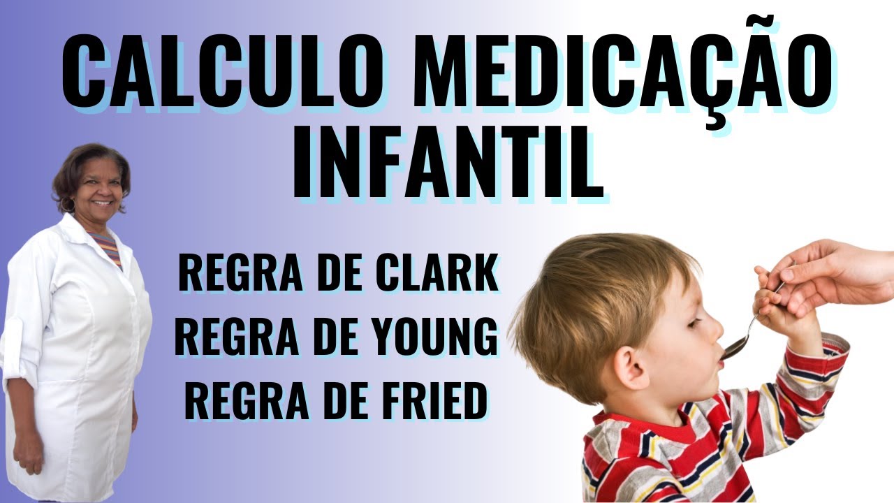 Medicação Infantil - Calculo Regra de clark | Regra de Fried | Regra de Young