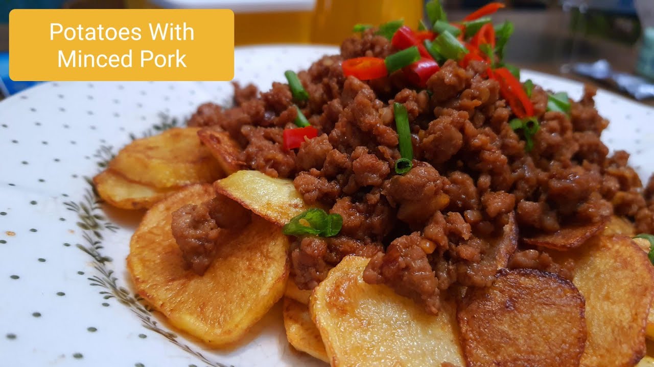 Potatoes With Minced Meat (Pork) | ‎@DAPUR2020 