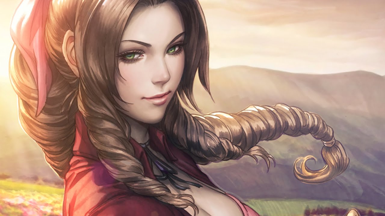 Aerith Final Fantasy 7 Copic Art