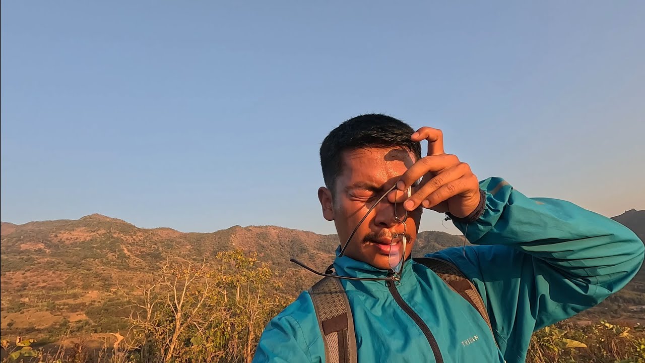 The sweat made me cry, into the unknown!!!