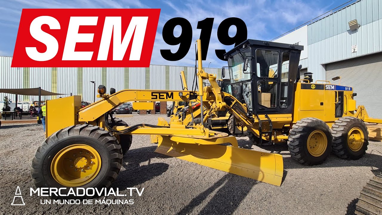 [SEM MACHINERY] Motoniveladora SEM 919 | Una Marca de Caterpillar | Finning Chile