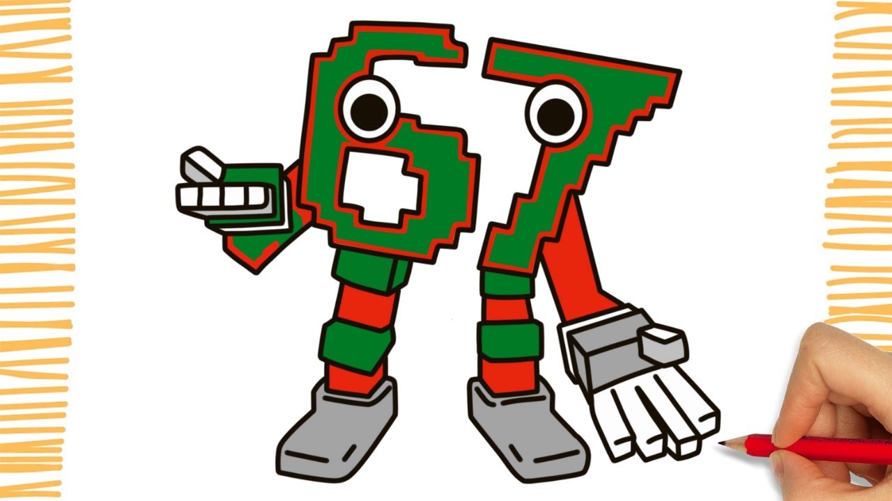 Como Desenhar 67 ( NATAL ) I BRAINROT