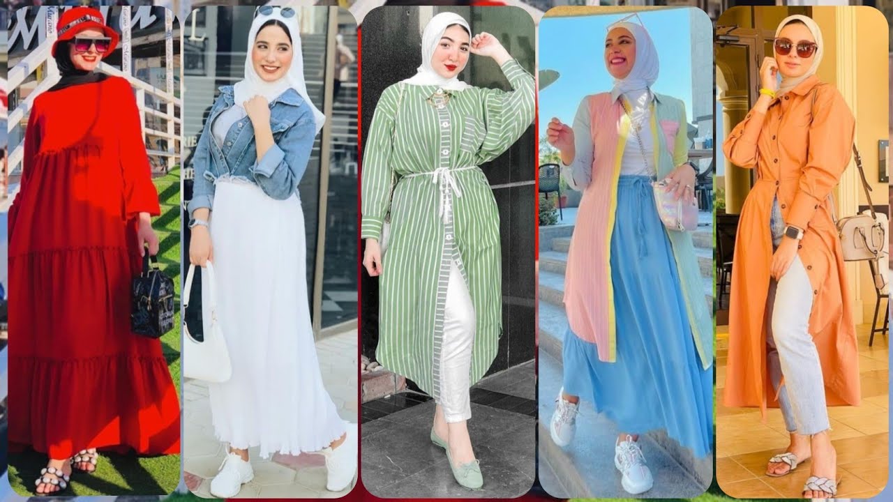 اجمل واشيك تنسيقات ملابس محجبات🌼✨ صيف 2021/Look Book Hijab🌻