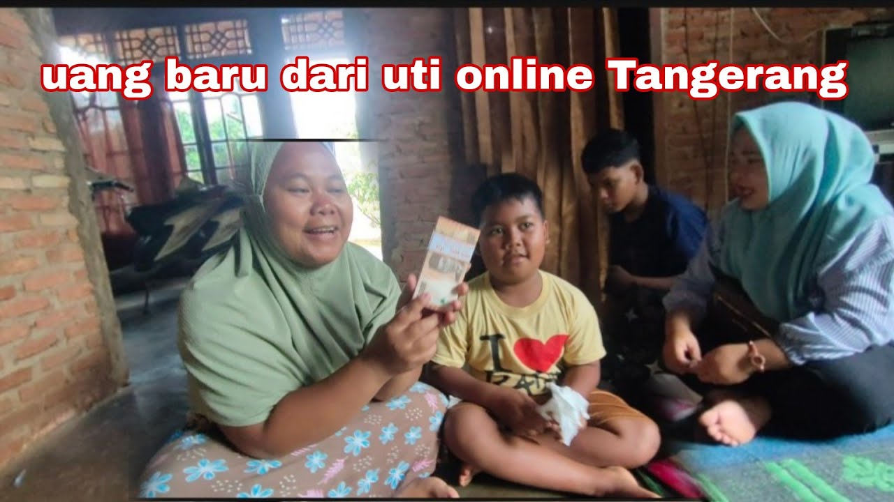 MashaAllah Alwi dapat titipan uang baru dari uti online Tangerang 