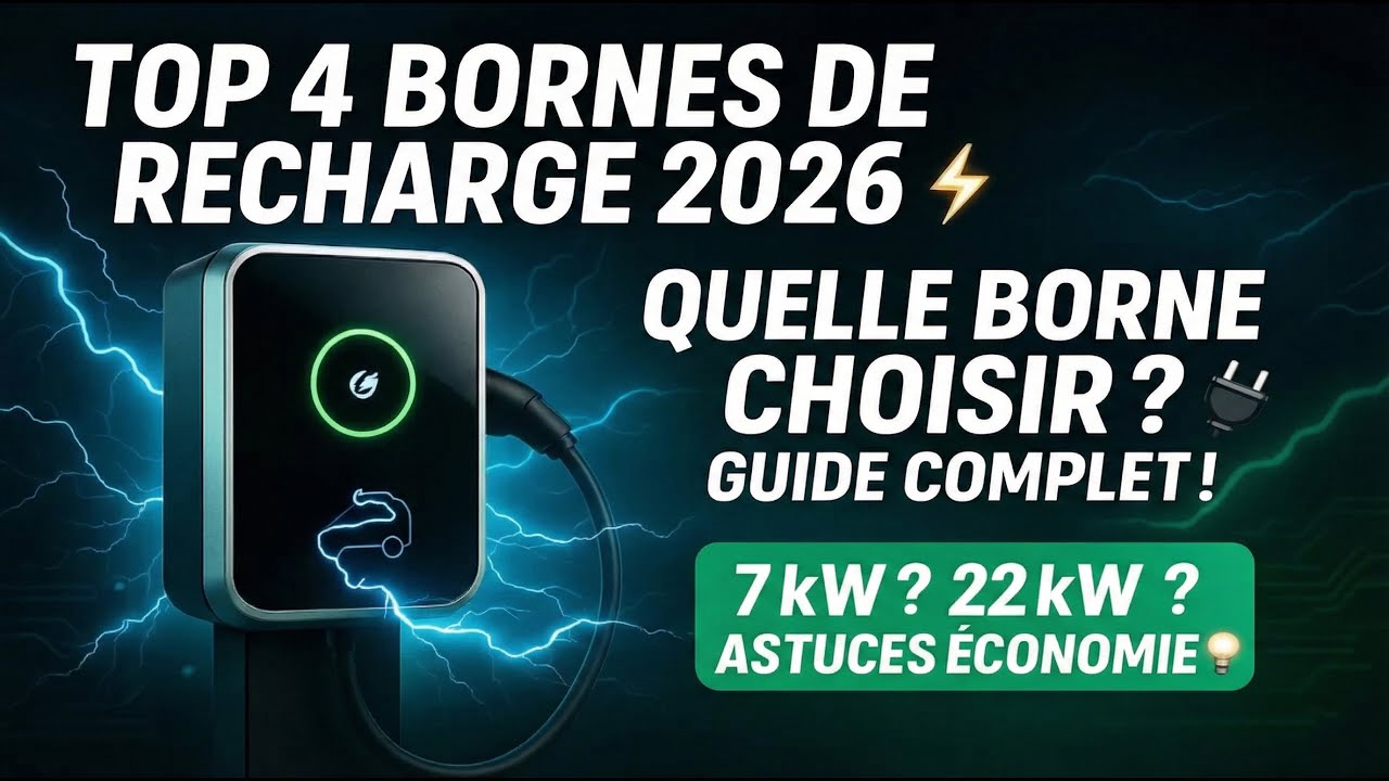 Les Meilleures Bornes de Recharge &agrave; Installer en 2026