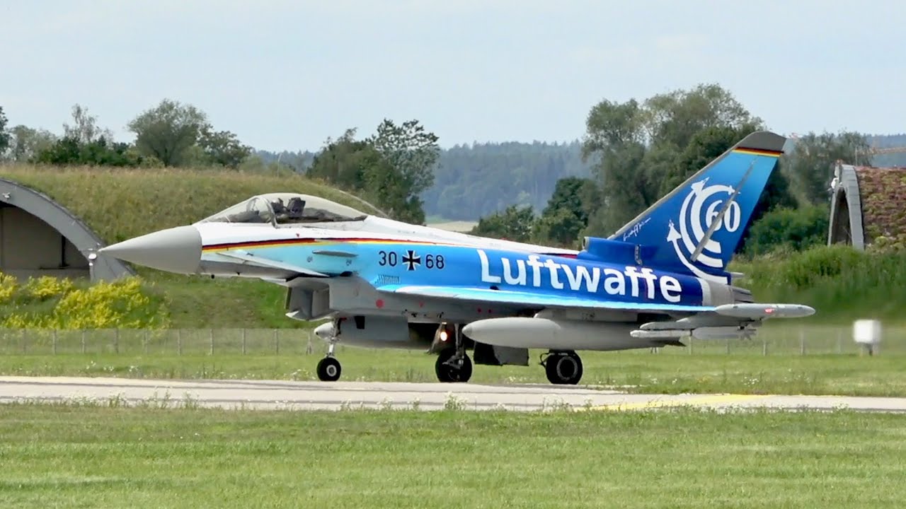 Eurofighter Typhoon One day Spotting at TaktLwG 74 Neuburg Donau Part 2 Luftwaffe German Air Force